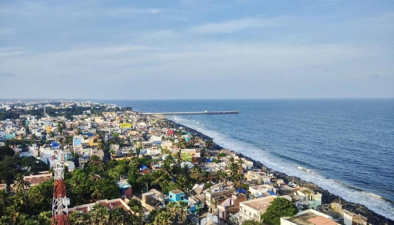La Villa Pondi Cherie Centertownbeachauroville Puducherry Eksteriør billede