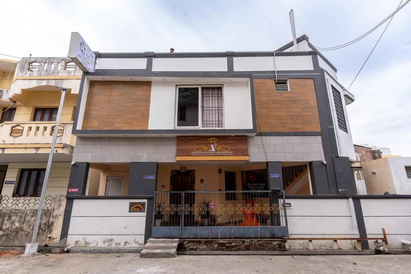 La Villa Pondi Cherie Centertownbeachauroville Puducherry Eksteriør billede